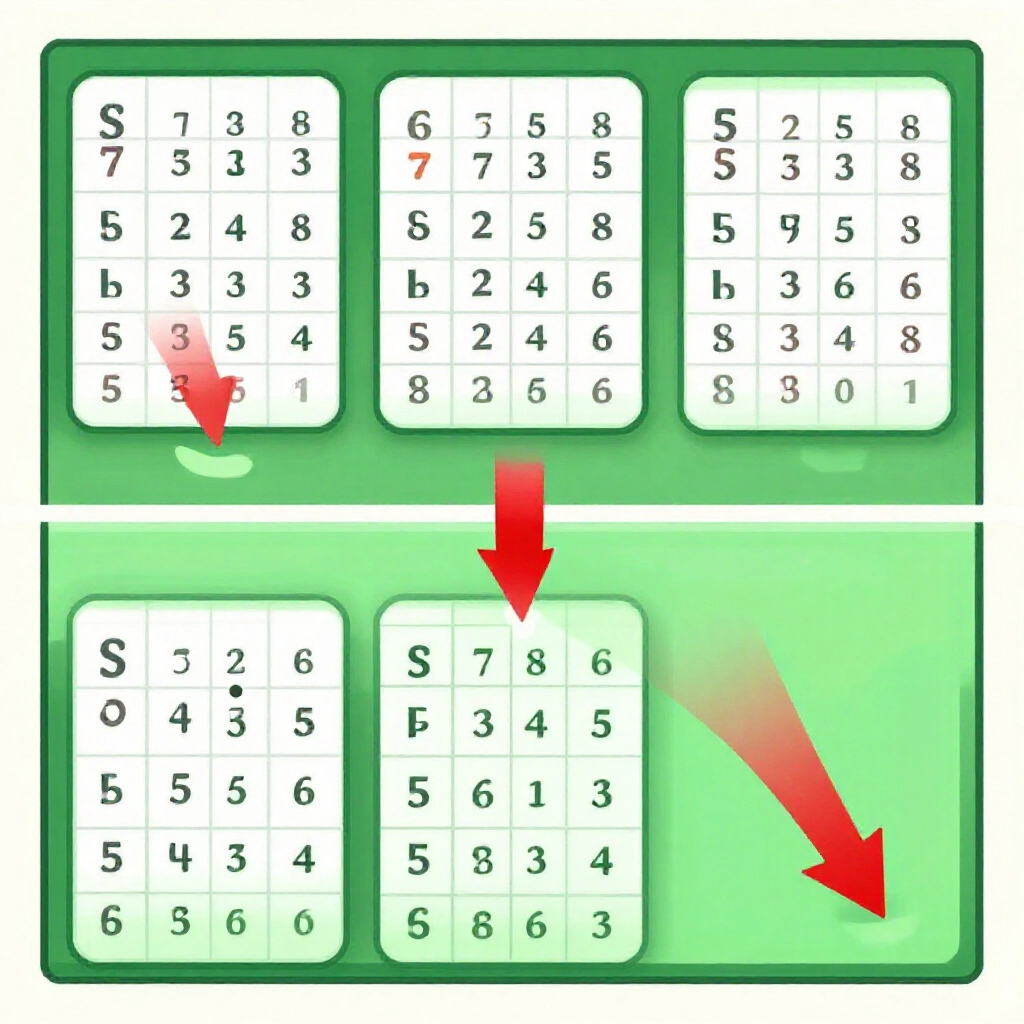 warning illustration comparing pure four prize numbers versus three prizes plus special number scenarios with prize amount drops highlighted in red and green tones