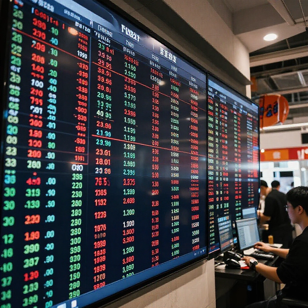 金好運遊戲幣買賣匯率圖表顯示價差和隱藏費用對照台幣價值，像熱鬧交易廳的波動數字板