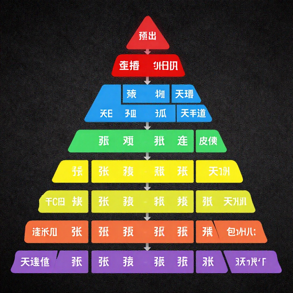 天九牌等級圖表,從至尊寶丁三二四雙天雙地到雜九對,分層彩色呈現於深色背景